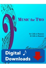 Music for Two - Cello or Bassoon & Cello or Bassoon - Choose a Volume! Digital Download